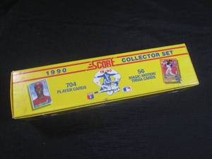 lot 71 image: (CS) Box 1990 Score Baseball Cards - Open Box  Not Complete