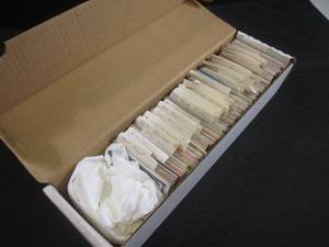 lot 76 image: (CS) Box of Assorted Minnesota Twins Players Cards - Organized By Player