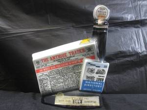 lot 86 image: (FS) Vintage 1968 Regal China Beam Liquor Bottle Decanter The Antique Trader Kewanee Illinois - 10 58 Tall x 8 12 Wide