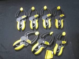 lot 135 image: (CS) 7 Tool Shop Clamps...