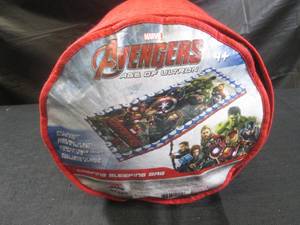 lot 190 image: (CS) Marvel Avengers Age Of Ultron Camping Sleeping Bag