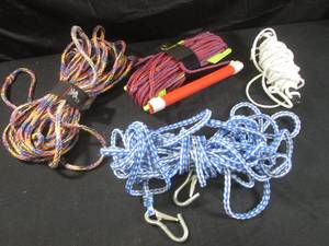 lot 196 image: (CSB) Nylon Rope and Ski Ropes...
