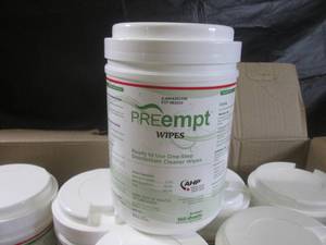 lot 207 image: (EW4) 7 Containers Disinfectant Cleaner Wipes 160 Wipes per Container