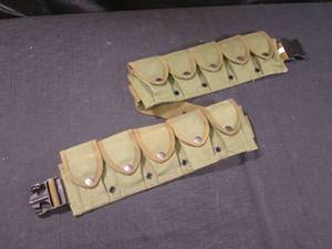 lot 221 image: (H-2) 10-Pocket Cartridge Belt...