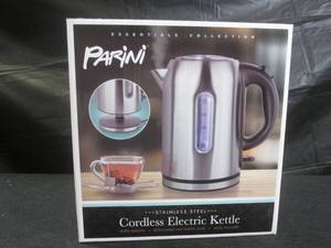 lot 233 image: (CSB) Parini Stainless Steel Cordless Electric Kettle