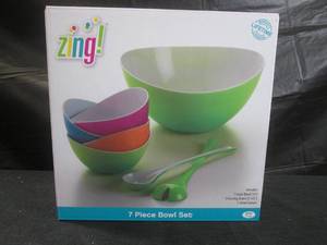 lot 234 image: (CSB) Zing 7pc Bowl Set...
