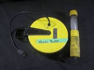 lot 243 image: (BS) Bayco Reel Work Light - Needs Bulb