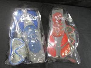 lot 261 image: (D-3) 2 Seavenger Diving Snorkel Sets Size LXL - 1 Red 1 Blue
