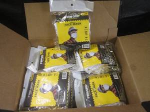 lot 270 image: (EW5) 12 - 5-Pack Firm Grip Reusable Face Masks