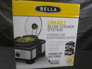 lot 284 image: (D-3) Bella Linkable Slow Cooker System 2.5 Qt