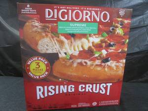 lot 305 image: (FRZ) Frozen Digiorno Supreme 3 Pizza Value Pack Rising Crust Original Best by July 2024