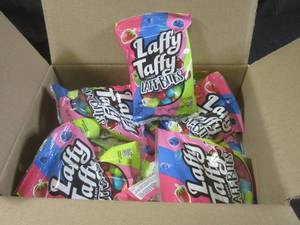 lot 337 image: (C-1) 12 Bags Laffy Taffy Laff Bites 3oz Past Date