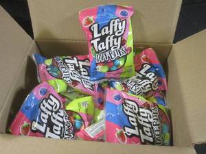 lot 339 image: (C-1) 12 Bags Laffy Taffy Laff Bites 3oz Past Date