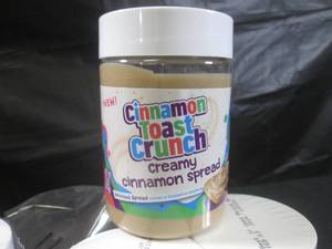 lot 353 image: (B-1) 6 Jars Cinnamon Toast Crunch Creamy Cinnamon Spread 10oz Best by Feb 2024