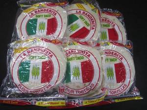 lot 370 image: (B-3) 6 - 10-Pack Soft Taco Flour Tortillas Best by April 2024