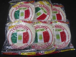 lot 371 image: (B-3) 6 - 10-Pack Soft Taco Flour Tortillas Best by April 2024