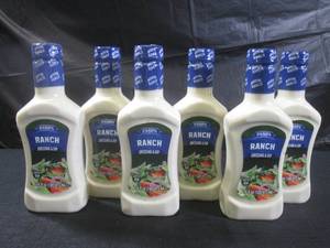 lot 375 image: (B-3) 6 Bottles Ranch Dressing & Dip 16oz Best by Oct 2024