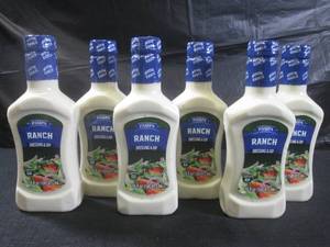 lot 376 image: (B-3) 6 Bottles Ranch Dressing & Dip 16oz Best by Oct 2024