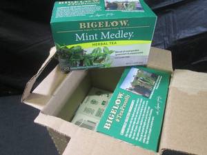 lot 379 image: (B-1) 6 Boxes Mint Medley Herbal Tea 20 Tea Bags per Box Best by Feb 2026