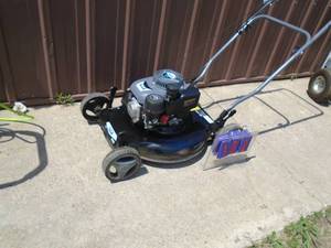 Pulsar 20 push mower. Good used condition. Tested & works. Not used yet this year. As shown.