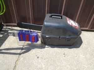 Craftsman 16 chainsaw case only. As shown.