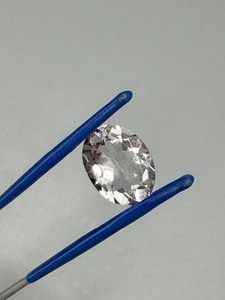 7.60 Carat Ultra-Light Amethyst Faceted Oval Cut