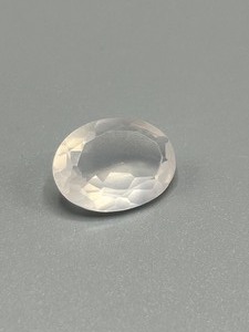 8.89 Carat Rose Quartz Faceted Oval Cut