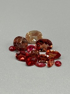 10.49 Carat Assorted GarnetLabradoriteVarious Gemstones Faceted Mixed Cut - Different Size & Shape Lot of Loose Stones