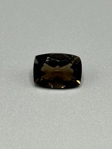 6.14 Carat Smoky Quartz Faceted Rectangular Cushion Cut