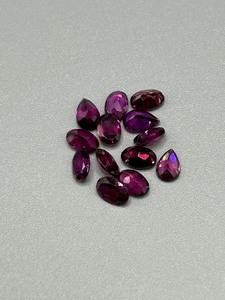 7.25 Carat Amethyst, Garnet, Etc. Faceted Mixed Cut - Various Size, Shape & Color Assorted Lot of Purple Loose Stones