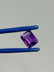 2.17 Carat Amethyst Faceted Rectangular Emerald Cut