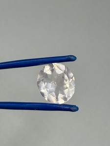 7.47 Carat Rose Quartz Faceted Oval Cut