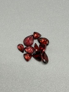 4 Carat Garnet Mixed Cut - Various Size & Shape Assorted Lot of Loose Stones