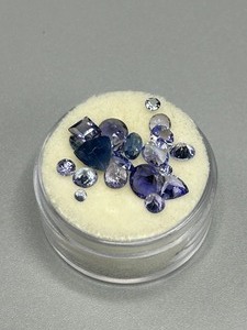 5.46 Carat Tanzanite Mixed Cut - Various Size, Color & Shape Assorted Lot of Loose Stones