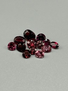 10.33 Carat Garnet Faceted Mixed Cut - Various Size, Color & Purple Lot of Loose Stones