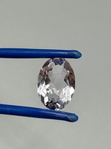 5.68 Carat Light Lilac Amethyst Faceted Oval Cut