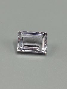 8.24 Carat Light Lilac Amethyst Rectangular Emerald Cut