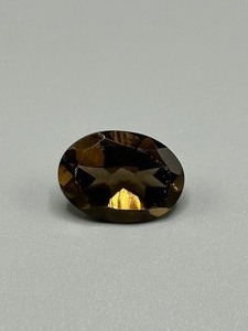 9.62 Carat Smoky Quartz Faceted Oval Cut