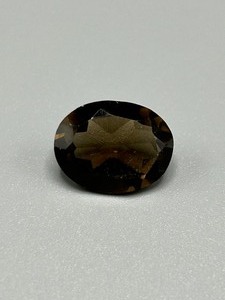 8.19 Carat Smoky Quartz Faceted Oval Cut