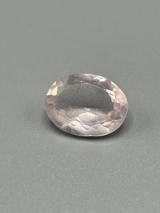 7.38 Carat Rose Quartz Faceted Oval Cut