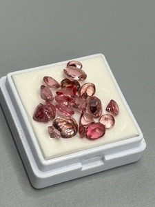 7.39 Carat Various Pink Gemstones Faceted Mixed Cut - Various Size, Shape & Color Assorted Lot of Loose Stones