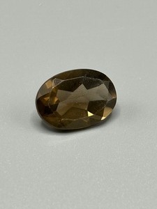 11.69 Carat Smoky Quartz Faceted Oval Cut