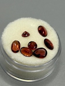 3.75 Carat Garnet Mixed Cut - Various Size, Color & Shape Assorted Set of Loose Stones