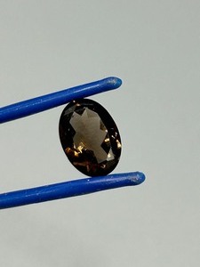 5.21 Carat Smoky Quartz Faceted Oval Cut