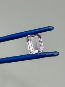 2.16 Carat Light Lilac Amethyst Rectangular Emerald Cut