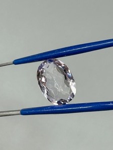 5.25 Carat Light Lilac Amethyst Faceted Oval Cut