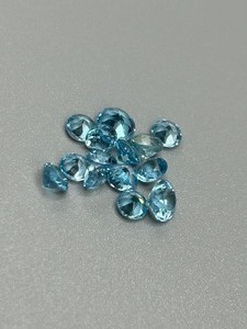 4.85 Carat Blue Topaz Mixed Cut - Various Size & Shape Assorted Lot of Loose Stones