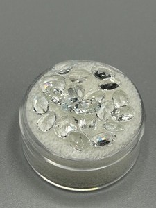 9.90 Carat Crystal Colorless Quartz Assorted Lot of Loose Stones