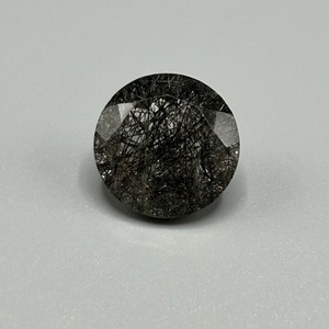 13.35 Carat Rutilated Quartz Faceted Round Cut