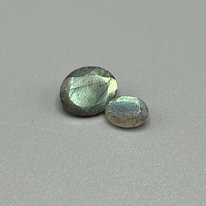 3.97 Carat Labradorite Feldspar Faceted Oval Cut - Set of 2 Loose Stones